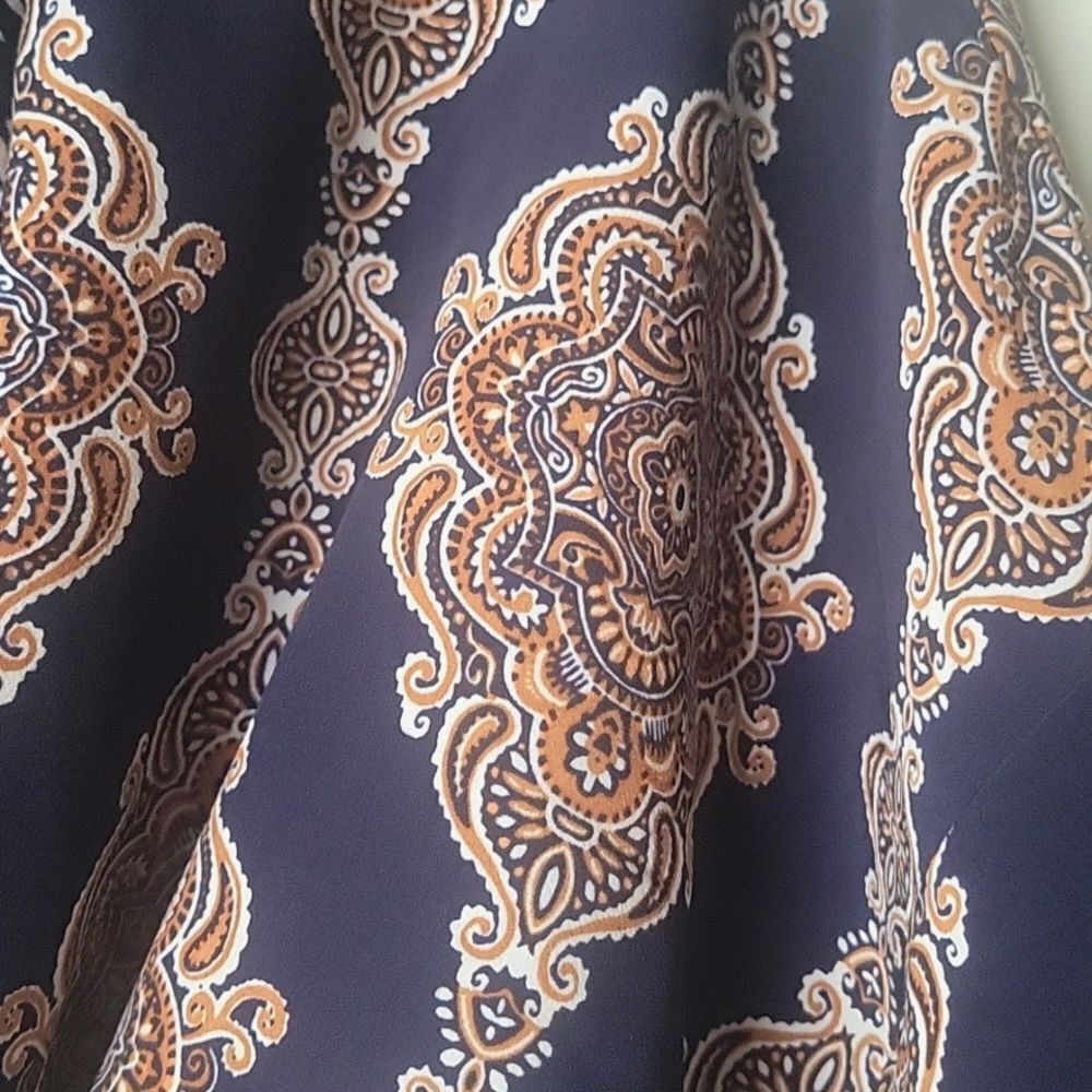 NEW Kimono XS Hippy Patchwork Floral Tunic Boho Wrap Top LagenLook Paisley Belt - Picture 8 of 13